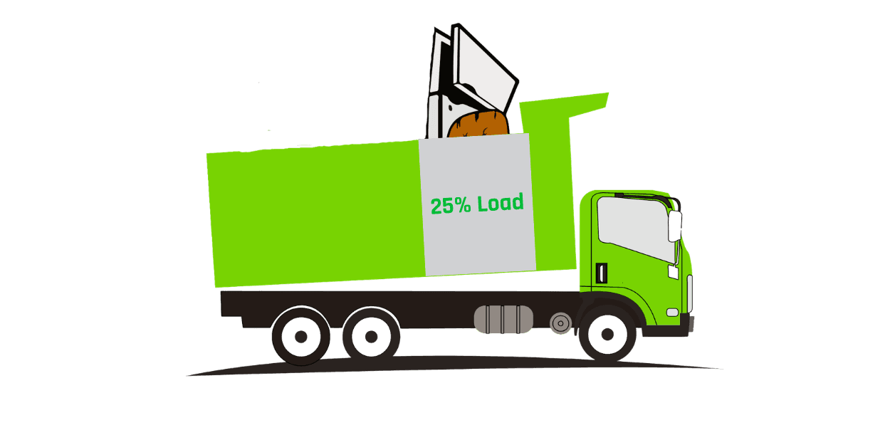 Junk removal truck Small Load